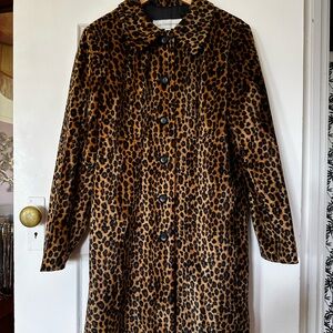 Liz Claiborne Leopard Print Coat